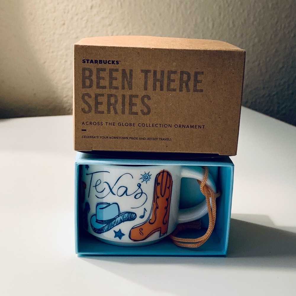 NIB Starbucks Texas Expresso Mug Demi Tasse 2 oz Been There Series Ornam…
